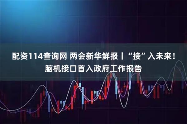 配资114查询网 两会新华鲜报丨“接”入未来！脑机接口首入政府工作报告