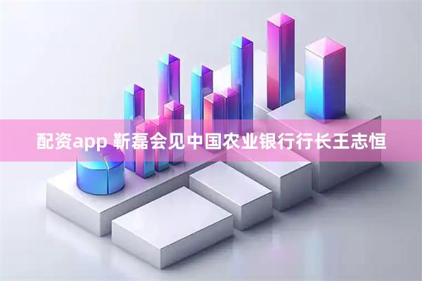 配资app 靳磊会见中国农业银行行长王志恒